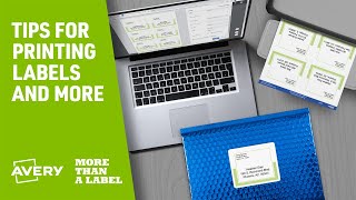 We've Got Your Back: The Best Printing Tips for Avery Labels