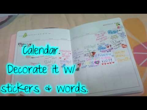 How to decorate your diary  YouTube