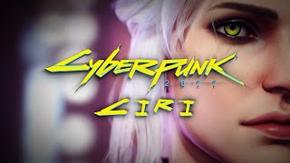 3D модель Цири в стиле Cyberpunk 2077 | The Witcher 3