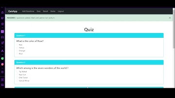 CS50 Final Project - Quiz App