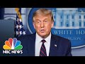 Live: President Trump Holds News Conference At White House | NBC News