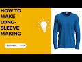 How to make Long-sleeve with placket pattern making system cad.
