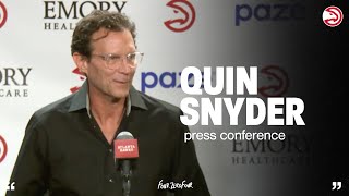 Celebrity Quin Snyder Press Conference | Atlanta Hawks Media Day 2025 Profile