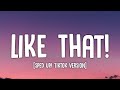 Laila! - Like That! (sped up/Lyrics) "do you want me do you wanna love me like that"Tiktok Version