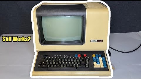 DEC VT100 | Classic Vintage Computer Terminal from the 1970s