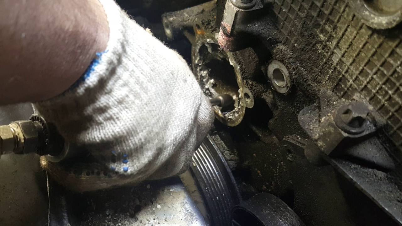 Как снять помпу опель вектра с - 98 фото