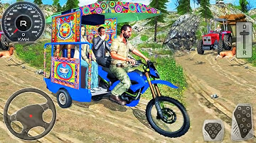 Chingchi Rickshaw Tuk Tuk Driver Simulator - Offroad Cargo Transporter Driving - Android GamePlay