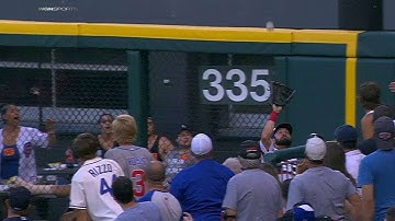 CHC@CWS: Eaton makes a running catch to retire Rizzo