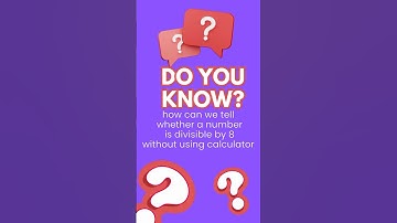 How to Check If a Number Is Divisible by 8 without using calculator! | Quick Math Trick #shortfeeds