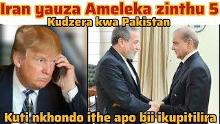 Iran yauza Ameleka zinthu 5 zomwe ikufuna kuti nkhondo ithe  ndipo yapatsilaso Pakistan ija