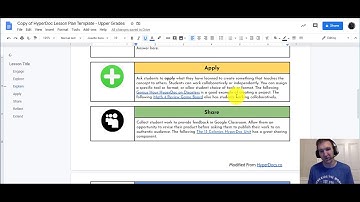 HyperDoc Lesson Plan for Upper Grades