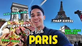 Paris 1 - Tháp Eiffel, Bảo tàng Louvre, Arc De Triomphe, ức vịt và bánh Crepe