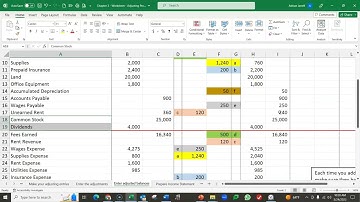 10 column worksheet start to finish