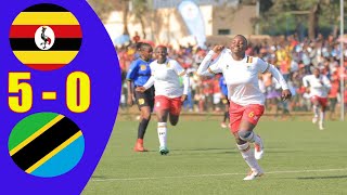Uganda vs Tanzania 5 - 0 All Goals & Highlights U17 Women's World Cup Qualifiers 2020