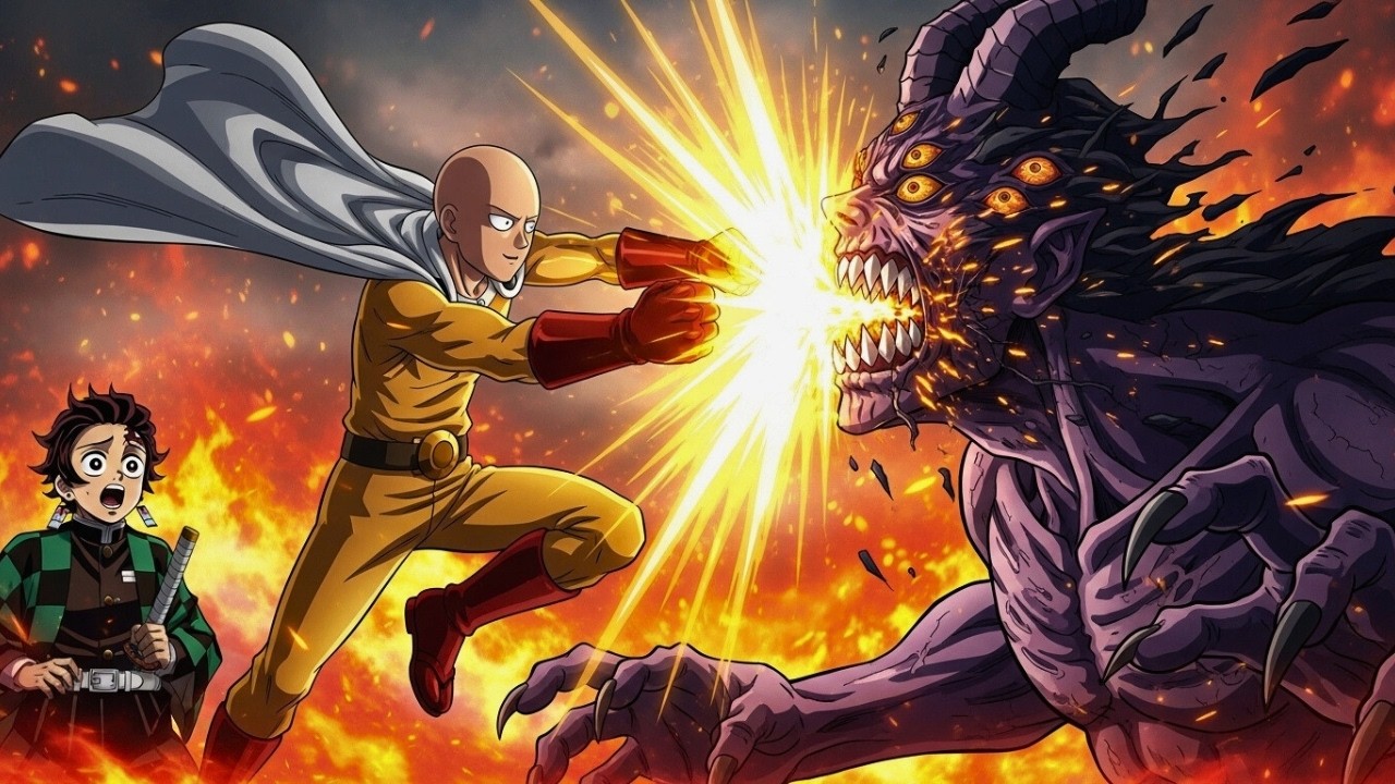 What If SAITAMA Entered The DEMON SLAYER Universe?