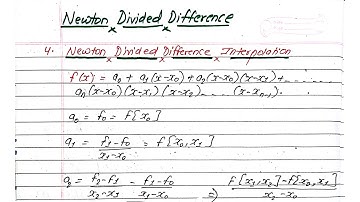 Unit:3 | Curve Fitting | Newton Divided Difference | Prashant YT | Numerical Method | BE Civil |