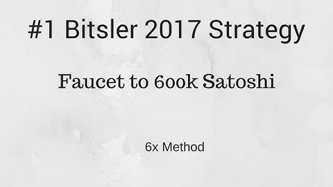 Faucet to 600,000 Satoshi on autobetting easily | Bitsler new strategy |
