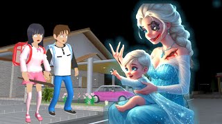 YUTA MIO KIDNAPS BABY ELSA FROZEN IN A SECRET PLACE 😱 | SAKURA SCHOOL SIMULATOR DRAMA HORROR 🥶