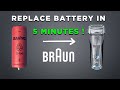 Braun Shaver Battery Replacement | Series 5 7 8 9