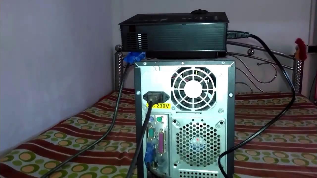 how-to-connect-a-projector-with-a-computer-youtube