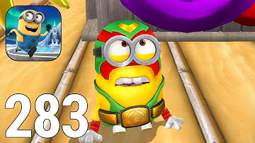 Minion Rush: Running Game Gameplay Walkthrough Part 283 - Luchador Costumes (iOS/Android Games)