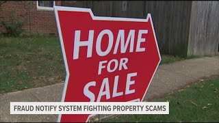 System for fraud notifications fighting property scams