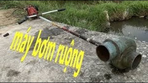 CHẾ TẠO ĐẦU BƠM NƯỚC RUỘNG BẰNG MÁY CẮT CỎ CHO ANH HOÀN PHÚ THỌ DBR100