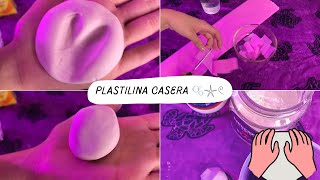 Haciendo plastilina con 3 ingredientes 𓏲*ੈ✩  | Susurros relajantes | Andrea ASMR 🦋