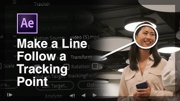 Make a Line Follow a Tracking Point | After Effects Tutorial