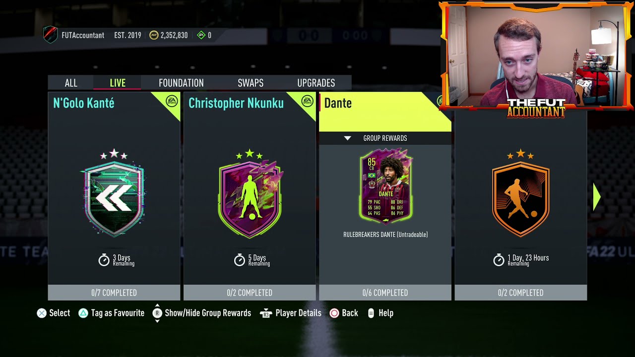 reacting to the NEW DANTE Rulebreakers SBC
