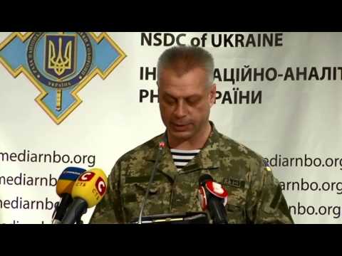 Andriy Lysenko. Ukraine Crisis Media Center, 23rd of October 2014