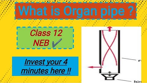 Organ Pipe introduction // Class 12 Physics// wave and optics// NEB 2081