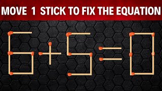 Move 1 Stick To Make Equation Correct, Matchstick Puzzle. by EASY & HARD 1,314 views 2 weeks ago 4 minutes, 33 seconds