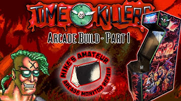 Time Killers Arcade Machine Build - Part 1 - Cabinet Work And Artwork Application