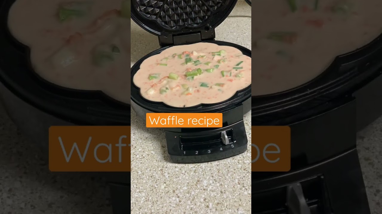 Easy waffle 🧇 recipe with Indian style  