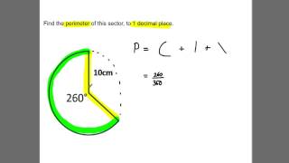 Perimeter of Sector Quick Question