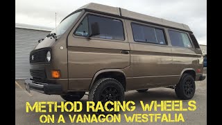 Method Racing Wheels on a Volkswagen Vanagon Westfalia 2WD.  VW Camper.