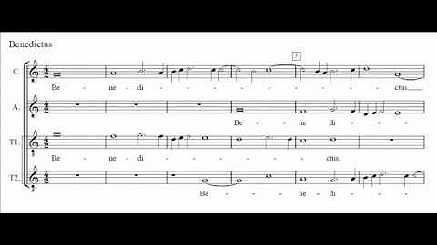 Palestrina - Missa Papae Marcelli - IV. Sanctus-Benedictus (score)