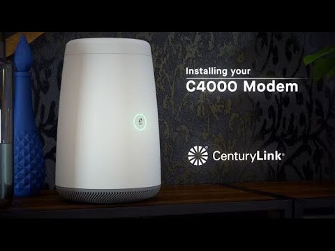 CenturyLink Install: How to setup your C4000 modem