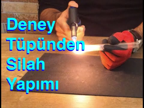 33.video - Deney Tüpü Ve Kibritle Silah Yapımı , Deney , Test Tube Gun , Experiment