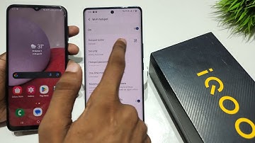 How to connect hotspot without password in iqoo neo 7 pro | Iqoo z7 pro share hotspot qr code