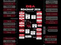 DSA Roadmap 2026- The Best Version you will ever see    #shorts #dsa
