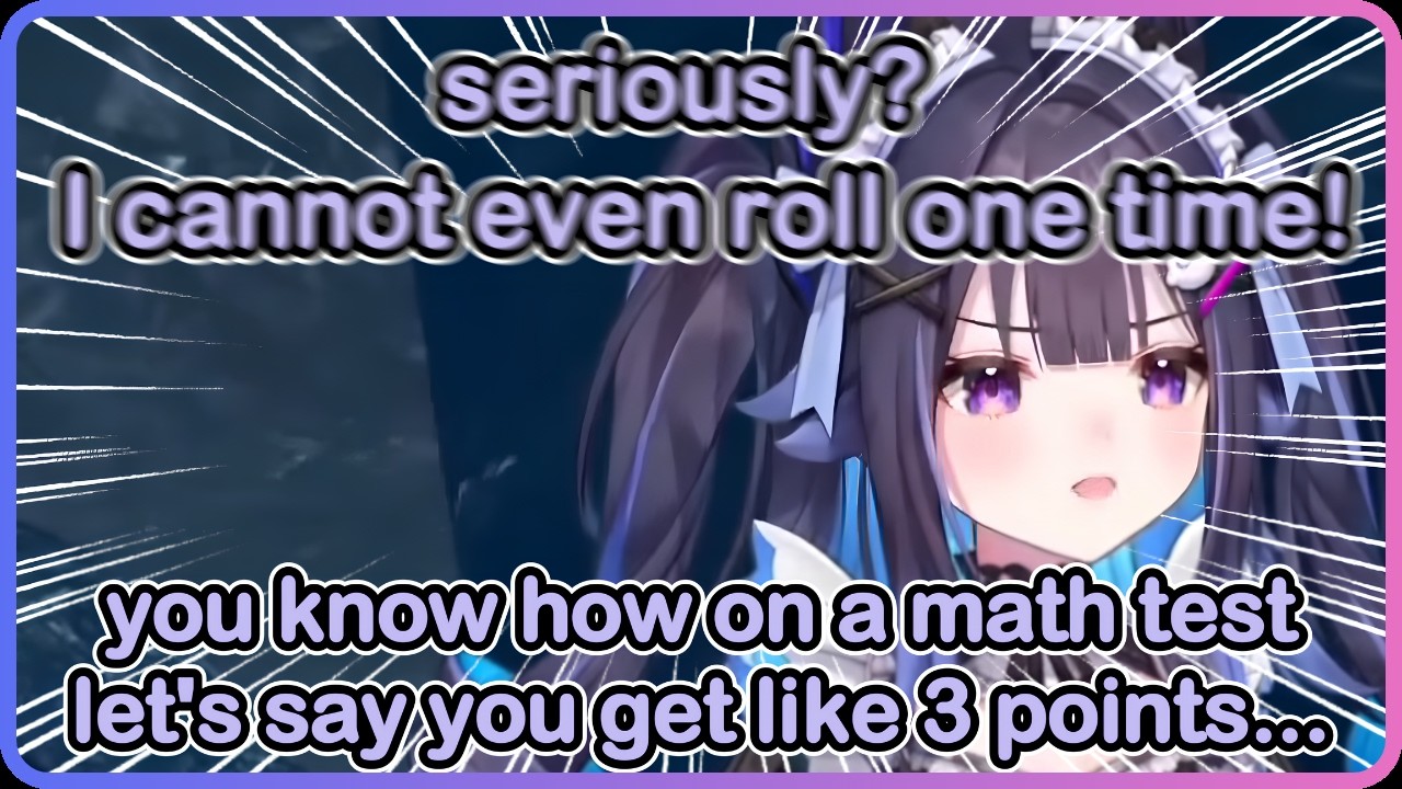 Dark souls is so hard, Enna started comparing it to Math test score🤣