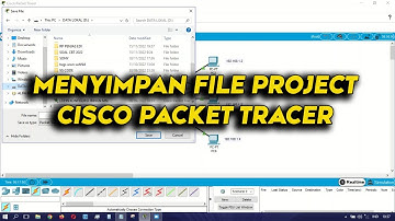 Cara menyimpan File Project Cisco Packet Tracer - #ciscopackettracer SUBREK ID