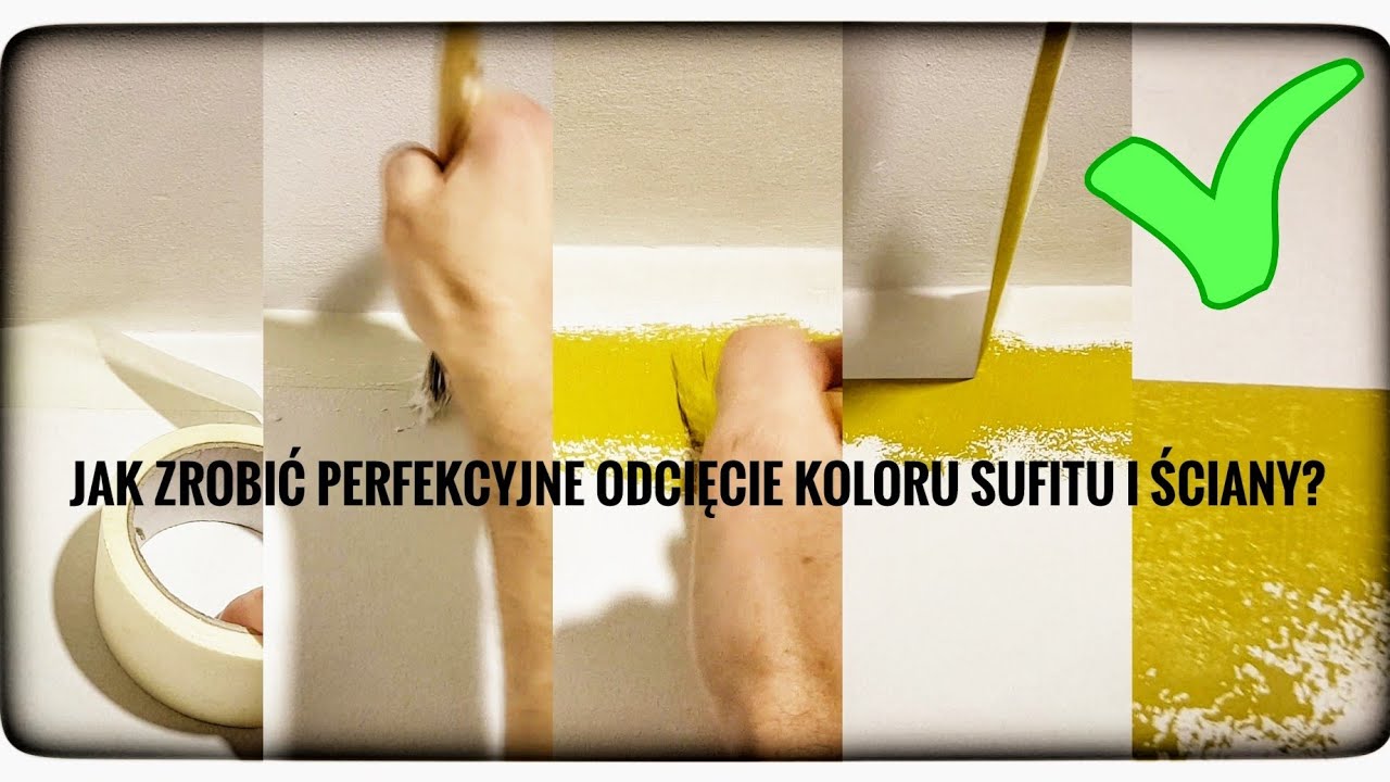 Plama Wilgoci Na Suficie Krzyzowka JAK ODCIĄĆ KOLOR SUFITU OD ŚCIANY PODCZAS MALOWANIA? remont farba