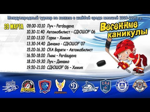 29.03.2019. 2006. Горки. Весенние каникулы. ХК Луч Клинцы ...