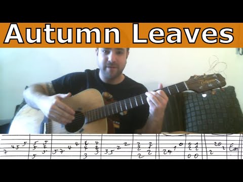 tutorial:-autumn-leaves---fingerstyle-guitar-+-walking-bass---w/-tab