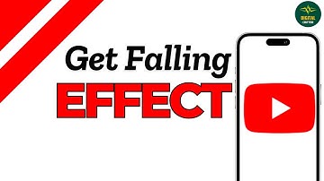 How to get the falling filter on YouTube ?