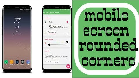 ROUNDED SCREEN CORNERS APP ALL ANDROID MOBILE 【WITHOUT ROOT】