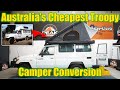Australia's Cheapest Troopy Camper Conversion